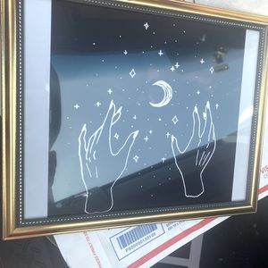 Large gloss artist print framed 💕 and signed by the artist!